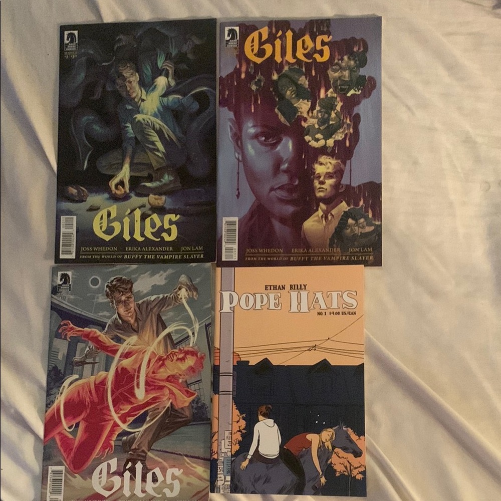 Giles and  bonus Pope Hats Toronto Comic Book Set 4 comics total